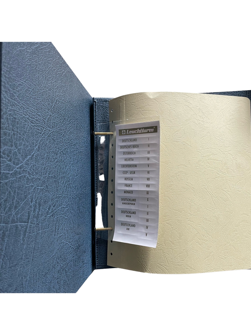 Frimärksalbum för insticksblad Lighthouse (Skruv-album)