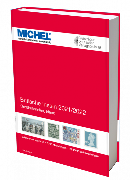 Michel Stamp kirja - British Isles (OBS-kirja saksaksi)