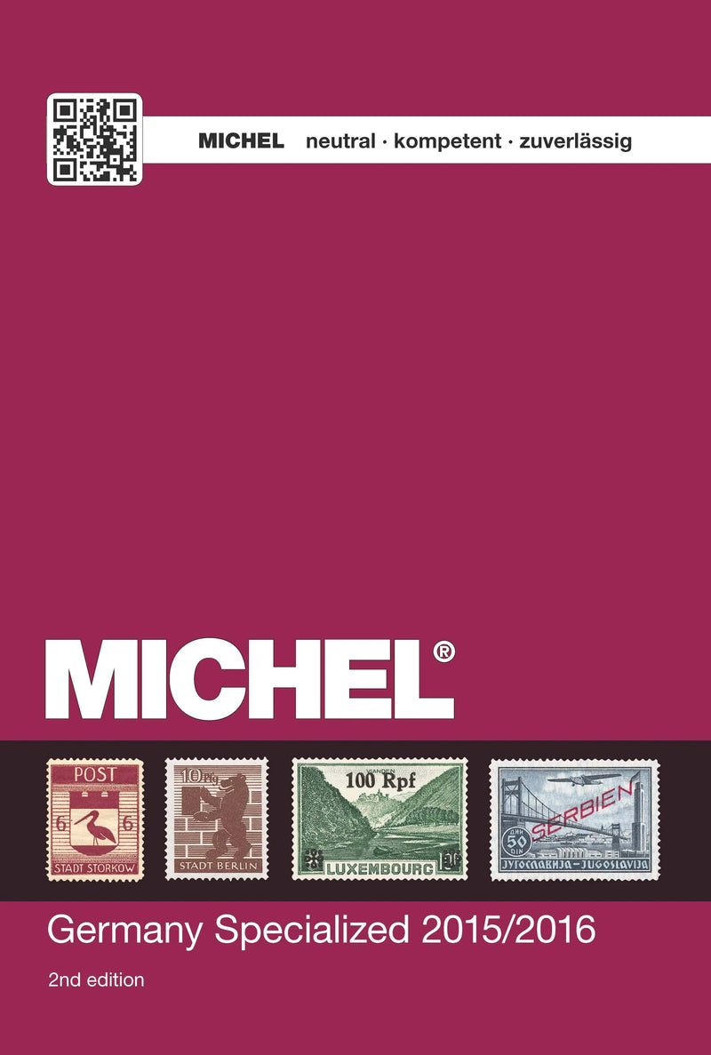Michelin postimerkkiluettelo - Saksan erikoisala 2015/2016 (englanniksi)