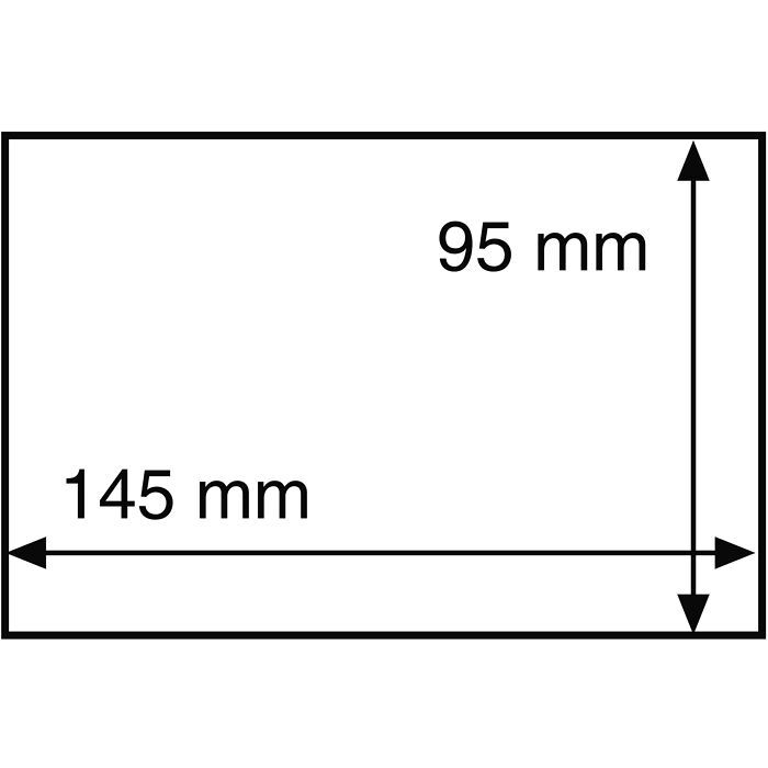 Skyddsfickor för vykort (50-pack)