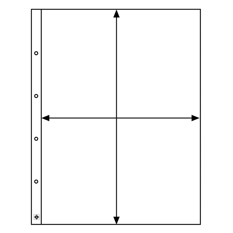 Kanzlei insticksblad, svart (5-pack)