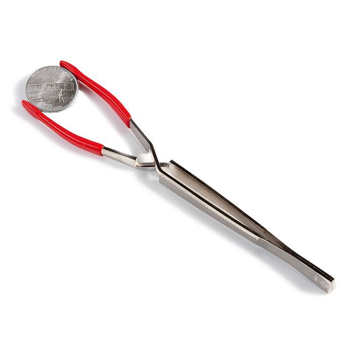 Kolikkopinsetit Pi9, 16cm, muovipinnoitettu