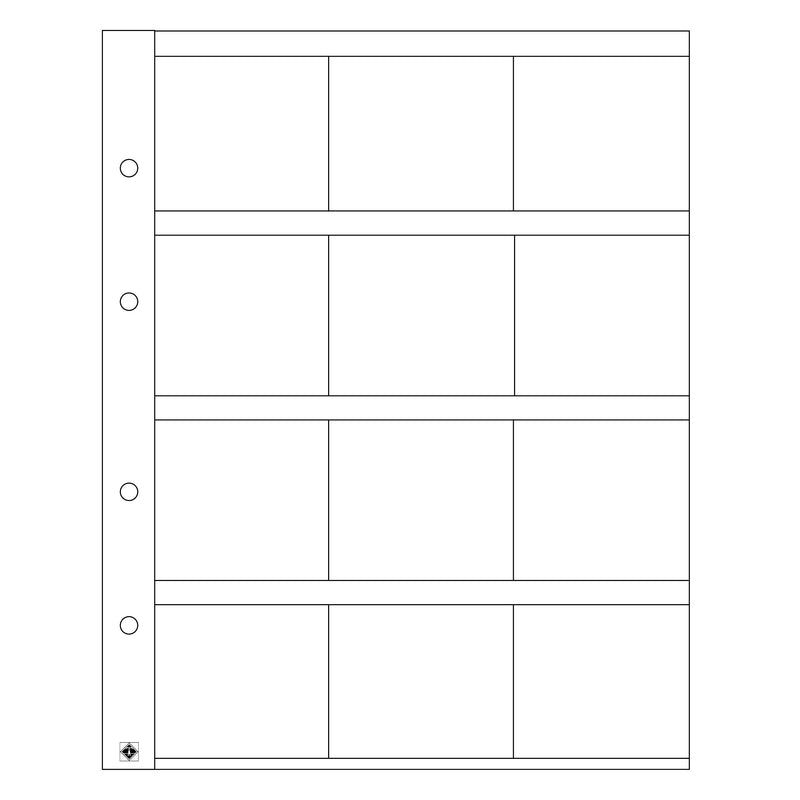 Insticksblad för mynt i serien OPTIMA (5-pack)