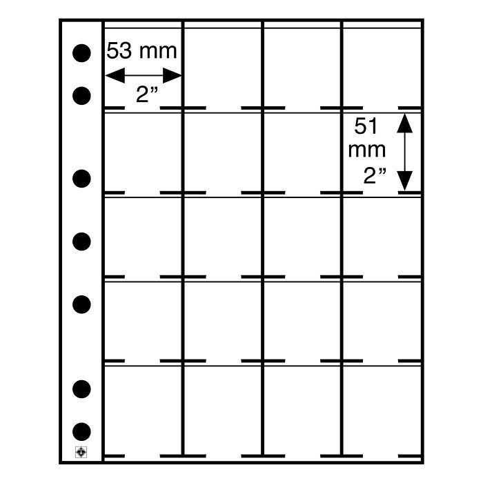 Asennusterä kolikoille ja seteleille GRANDE (5 kpl)